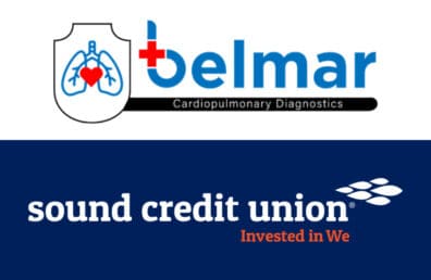 Belmar and Sound Credit Union logos