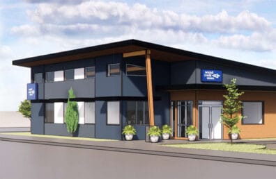 preliminary rendering of new parkland branch