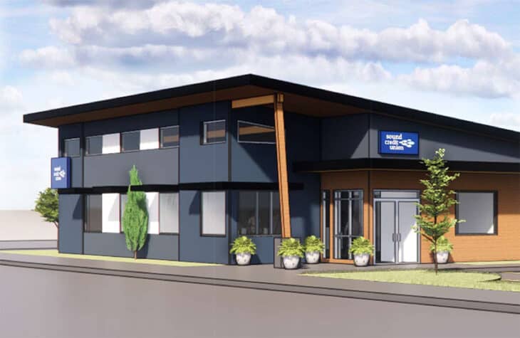 preliminary rendering of new parkland branch